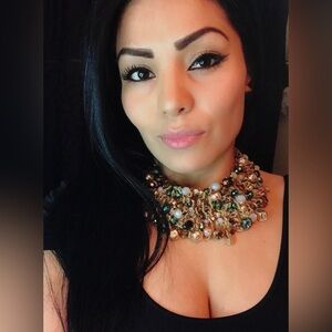 Chunky Beaded Statement Necklace